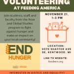 Volunteering at Feeding America West Michigan - Global Horizons Week on November 21, 2025